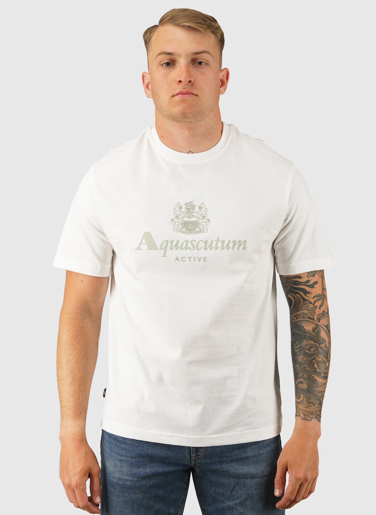 Big Logo T-Shirt - Old White