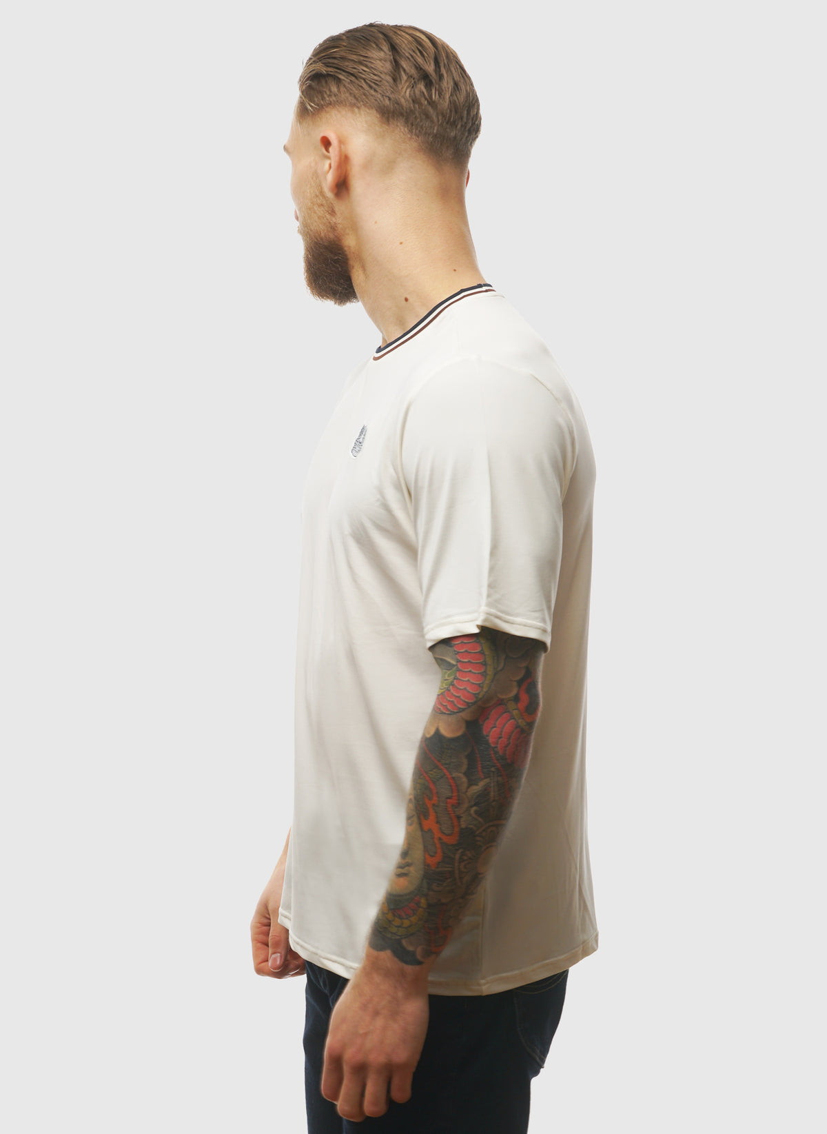Chest Logo T-Shirt - Old White