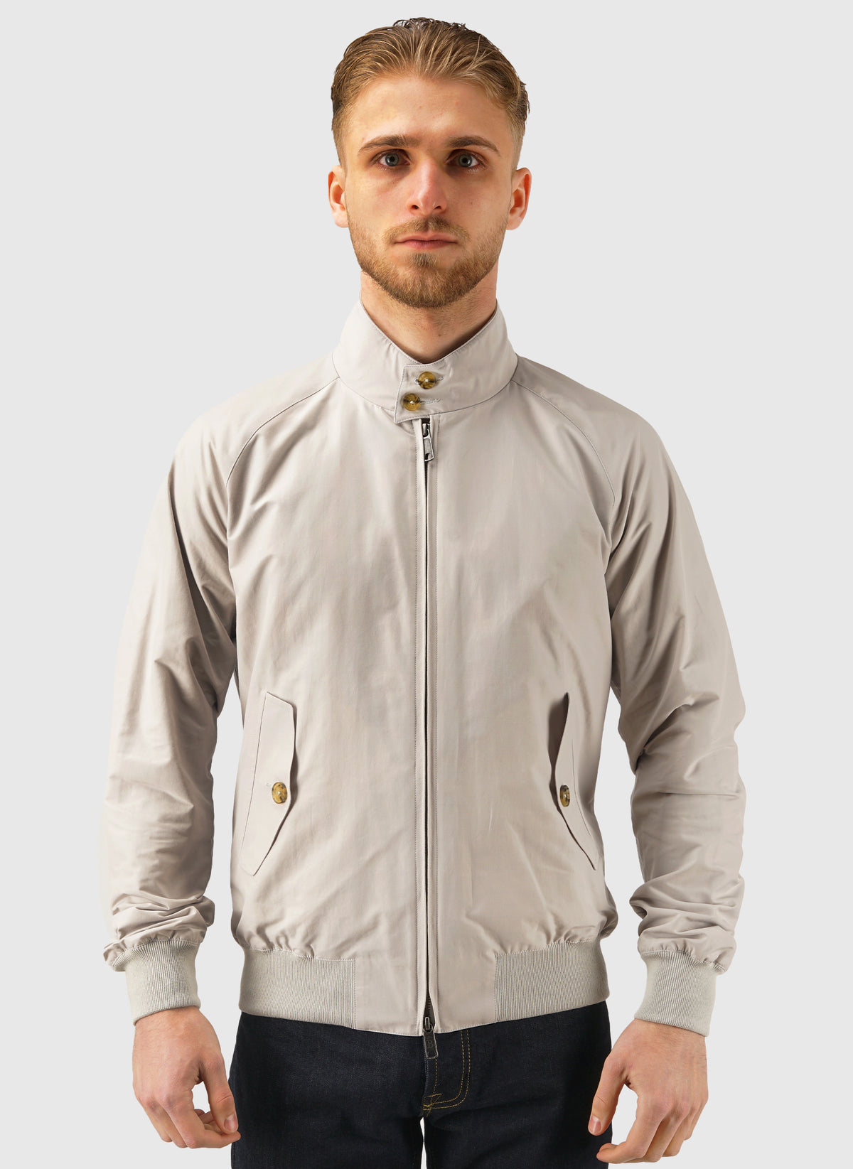 G9 Classic Harrington Jacket - Mist