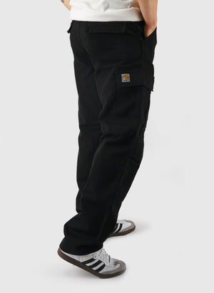 Regular Cargo Pant - Black Garment Dyed