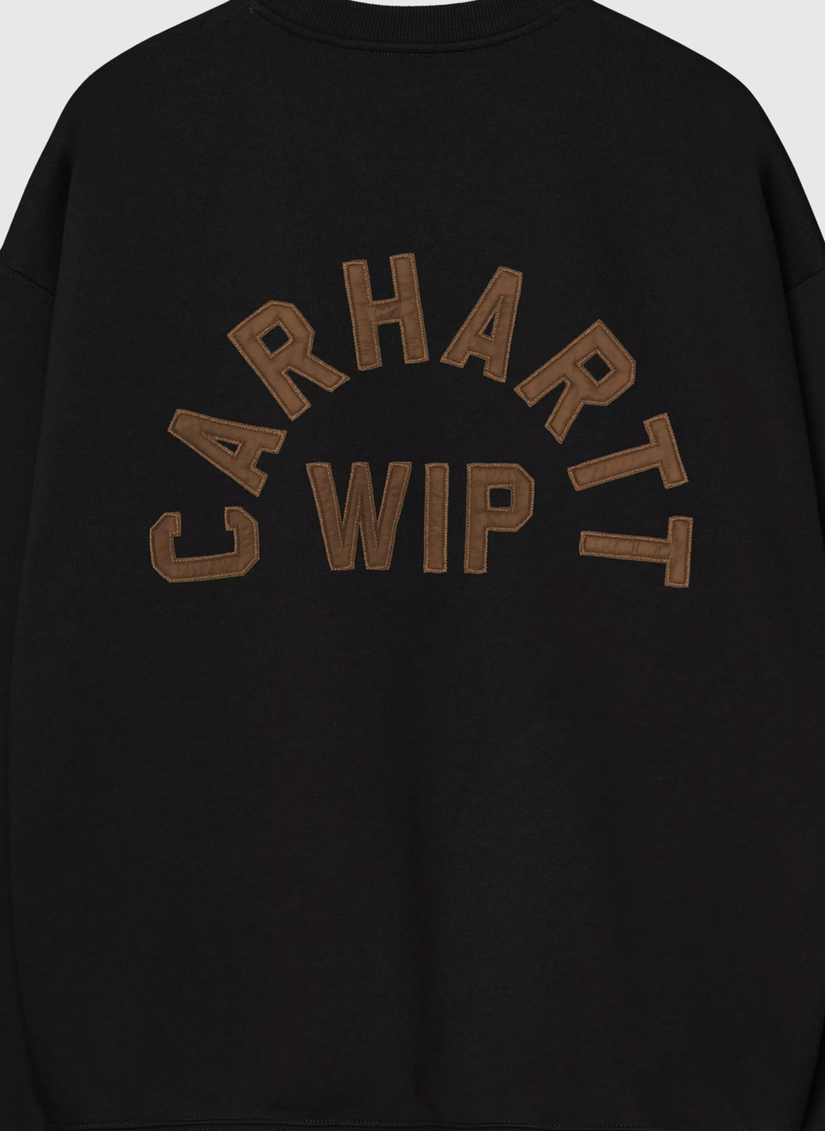 Arch Script Sweatshirt - Black/Hamilton Brown