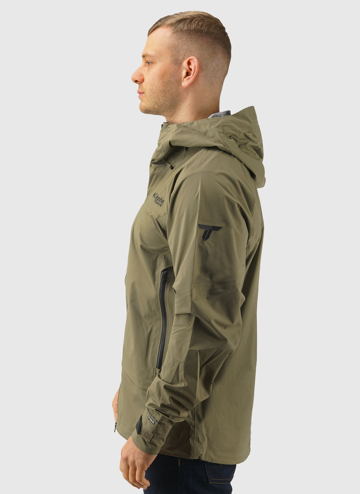 Saudan Pro 3L Shell Jacket - Stone Green