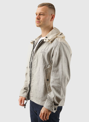 Rafia-R Hooded Lens Jacket - Dove