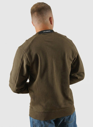 Lens Crew Neck Sweatshirt - Ivy Green