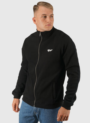 Dreierhopp Pique Full Zip - Black