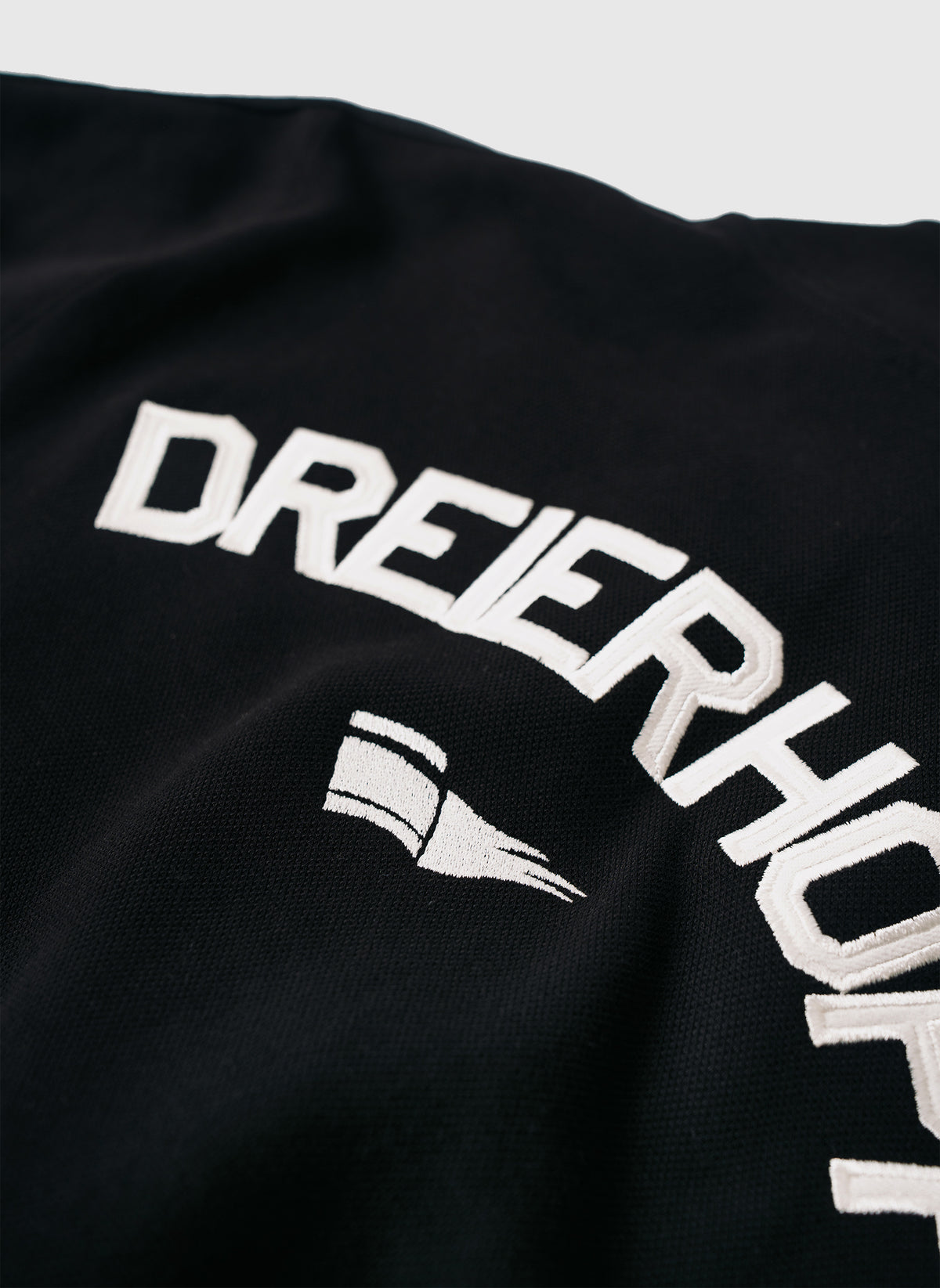 Dreierhopp Pique Full Zip - Black