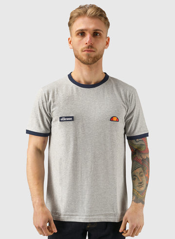 Ringetto T-Shirt - Light Grey Marl