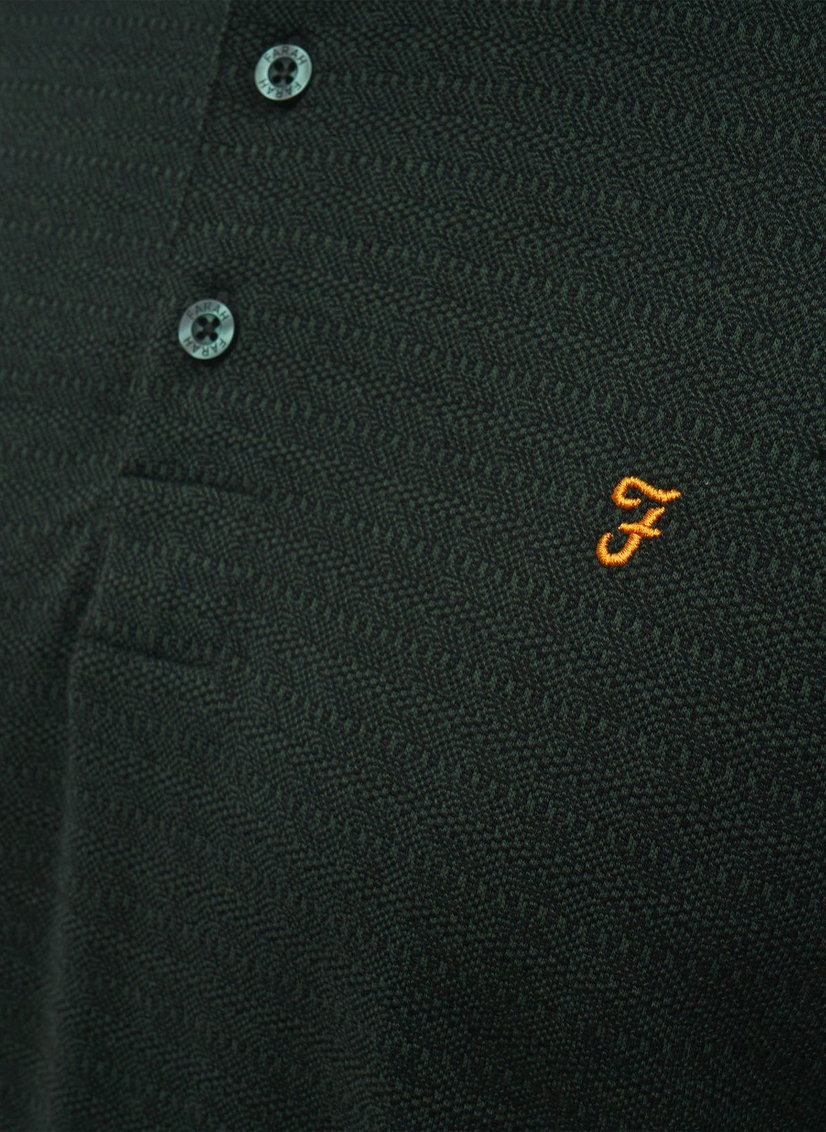 Sefton Textured Poloshirt - Poplar Green