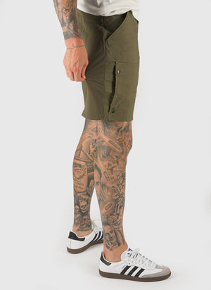 Abisko Hybrid Trail Shorts - Laurel Green