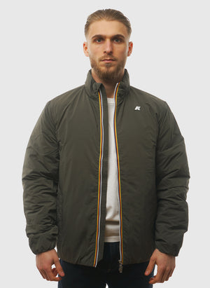 Valentine Plain Warm Jacket - Green Blackish