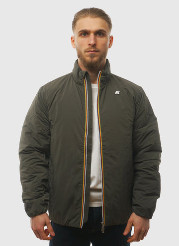 Valentine Plain Warm Jacket - Green Blackish