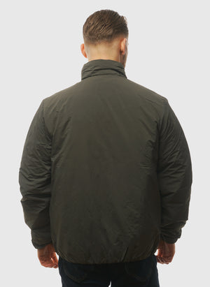 Valentine Plain Warm Jacket - Green Blackish