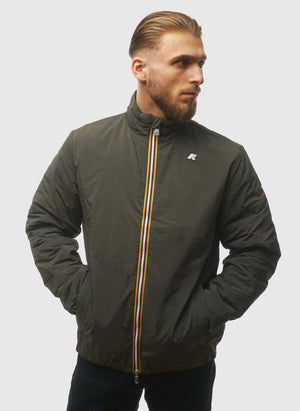 Valentine Plain Warm Jacket - Green Blackish