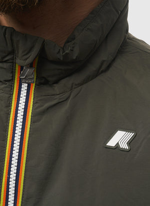 Valentine Plain Warm Jacket - Green Blackish