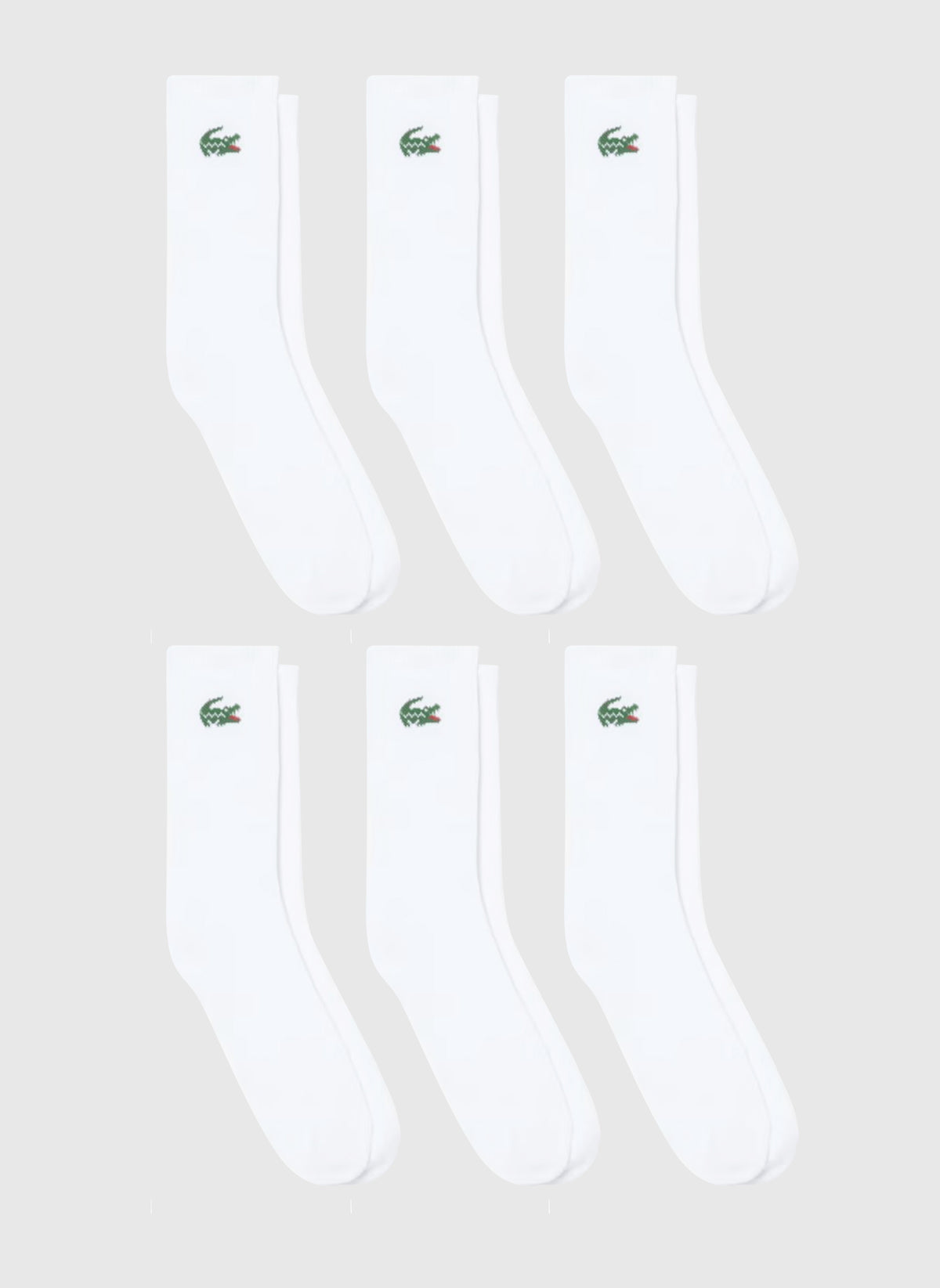 Crew Socks 6er-Pack - White