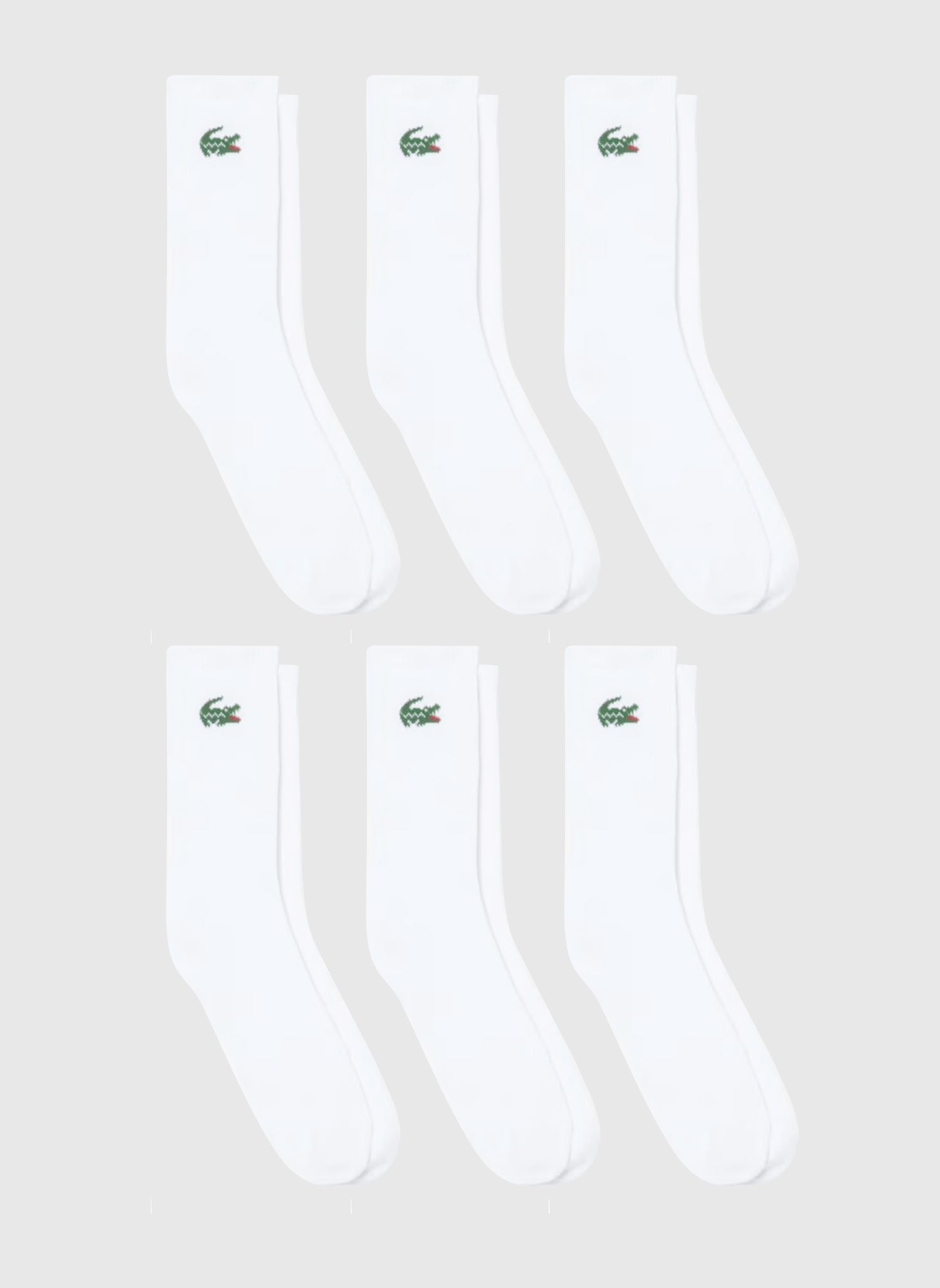 Crew Socks 6er-Pack - White