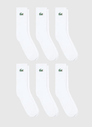 Crew Socks 6er-Pack - White