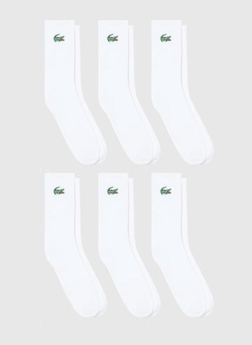 Crew Socks 6er-Pack - White