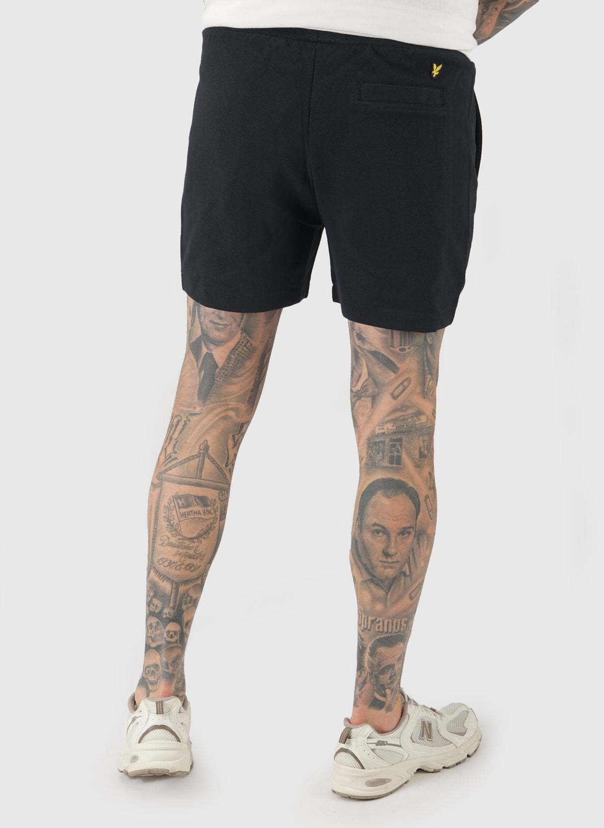 Pique Track Short - Dark Navy