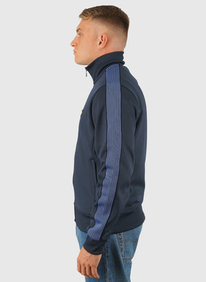 Striped Taped Track Jacket - Dark Navy