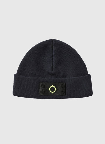 Badge Beanie - Dark Navy