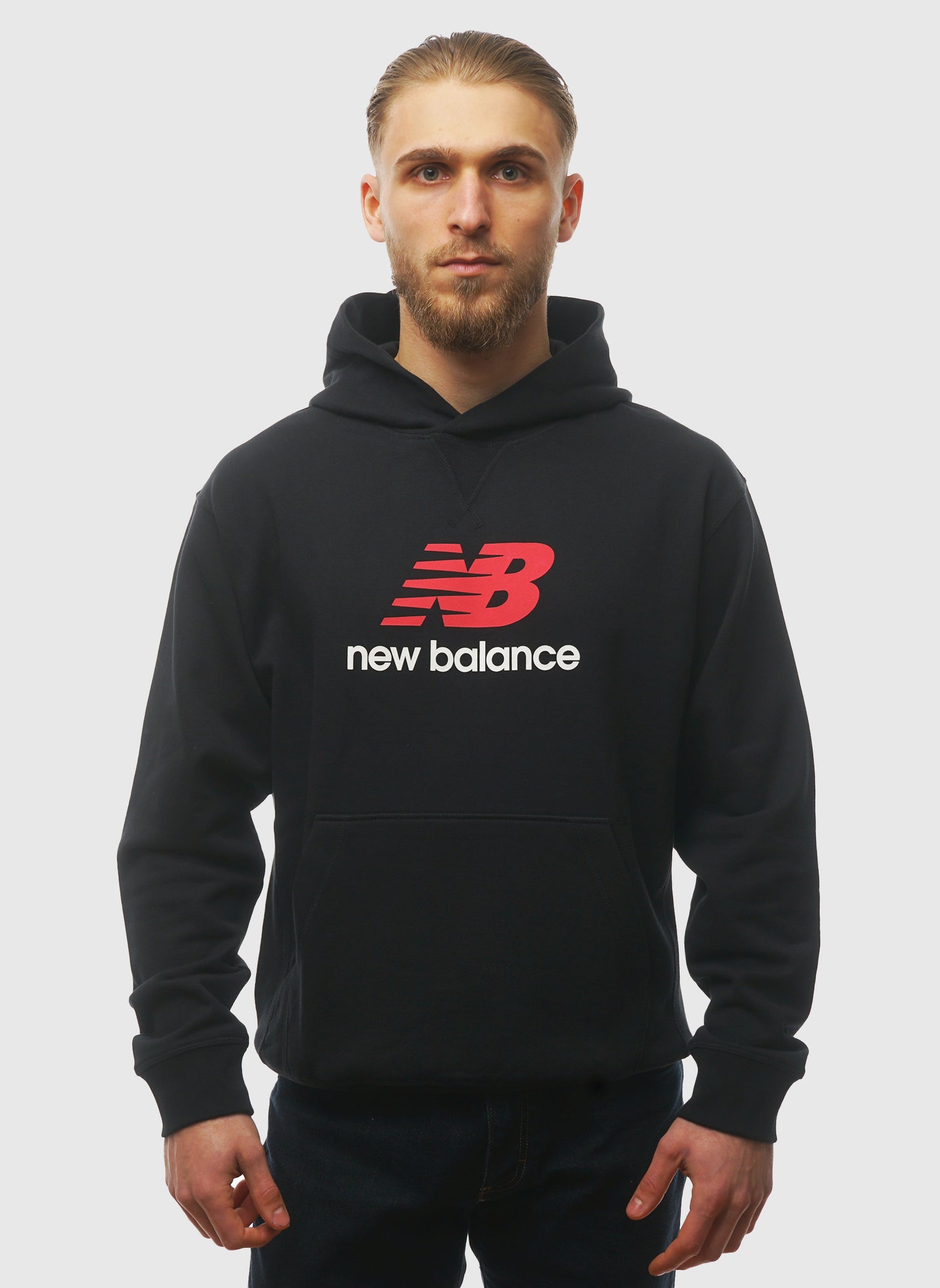 Athletics French Terry Logo Hoodie - Black