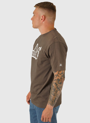 Outline Dove T-Shirt - Tarmac Grey