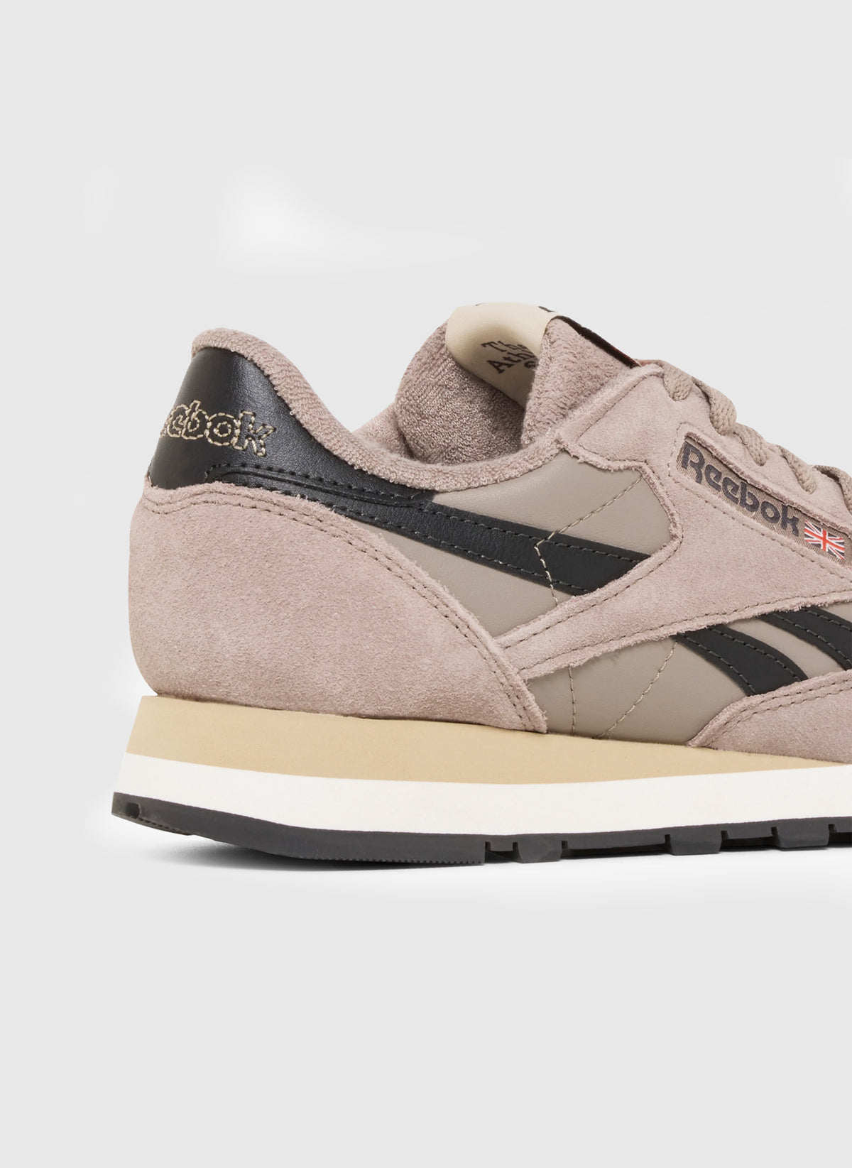 Classic Leather - Gritty Grey/Washed Black/Energy Red