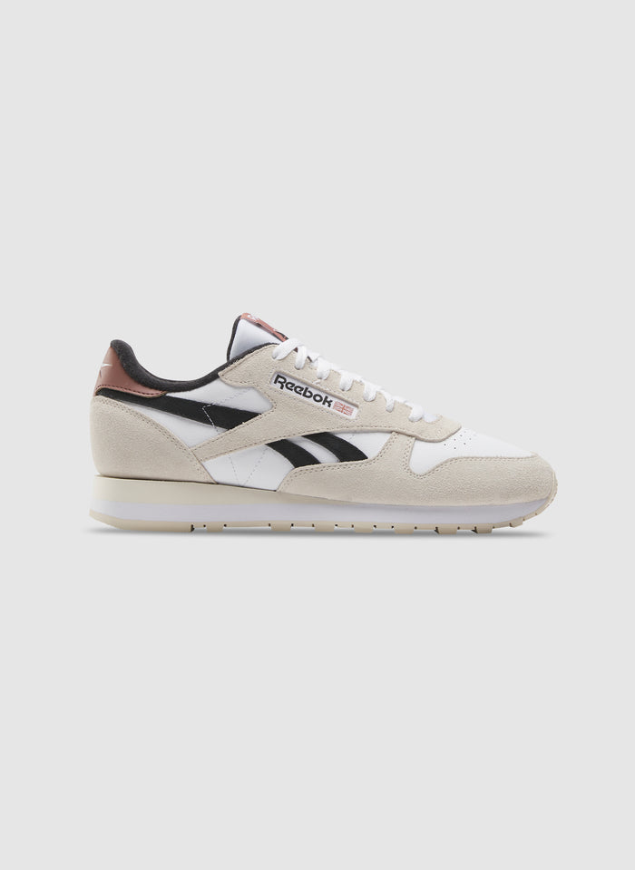 Classic Leather - White/Sand/Black