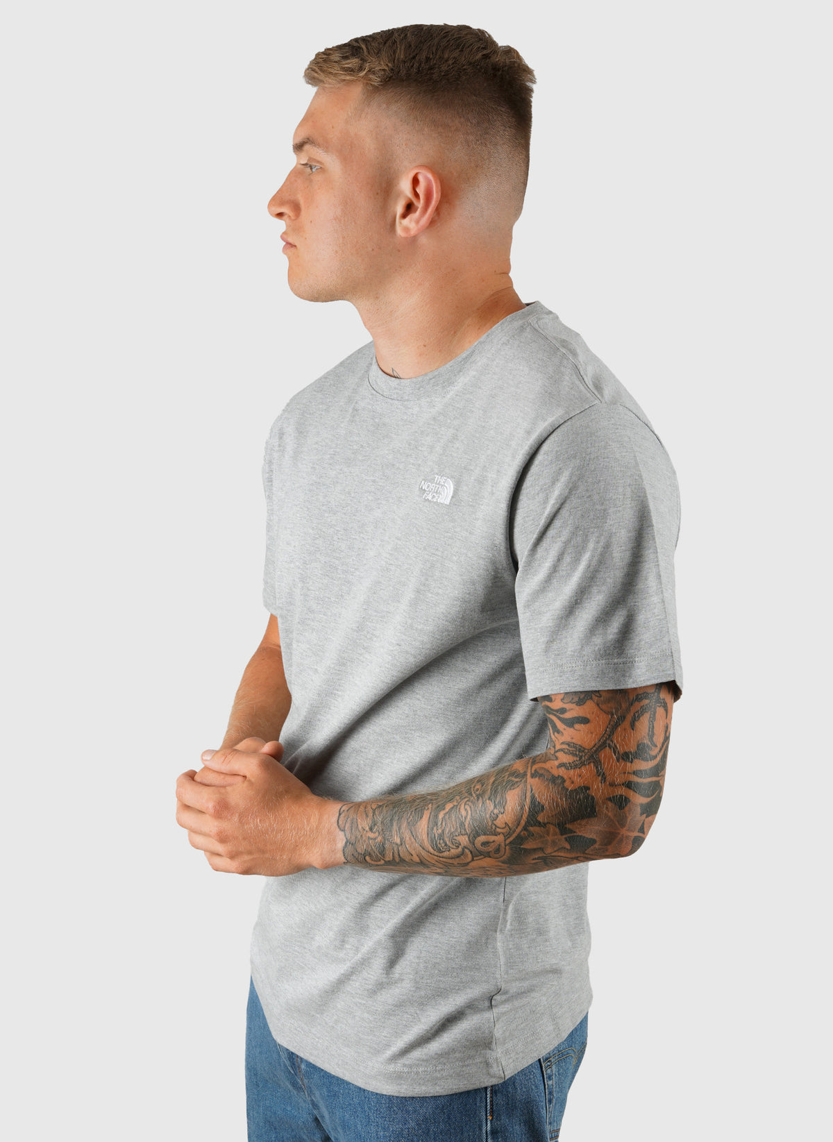 Evolution Simple Dome T-Shirt - Pale Grey