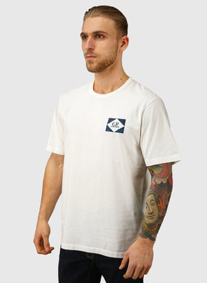 Chest Logo Jersey T-Shirt - Gauze White