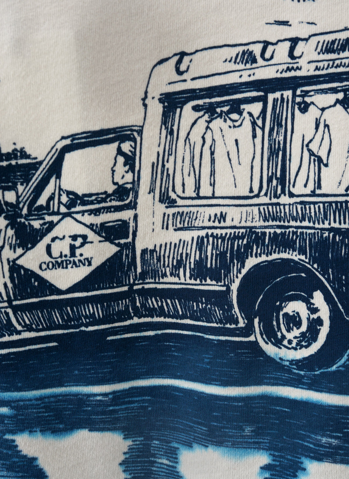 Chest Logo Jersey T-Shirt - Gauze White