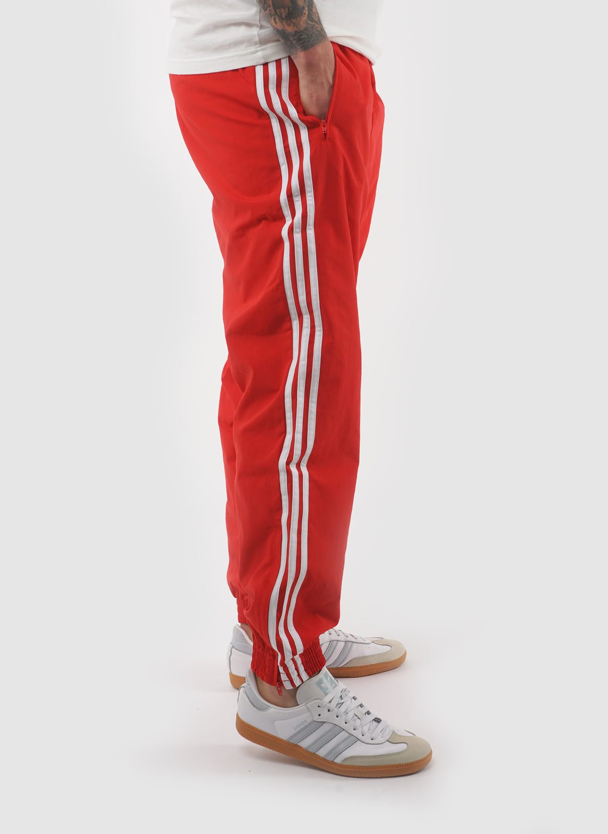 Woven Firebird Trackpant - Better Scarlet