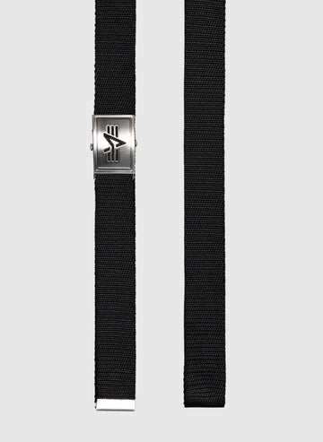Heavy Duty Logo Belt - Black