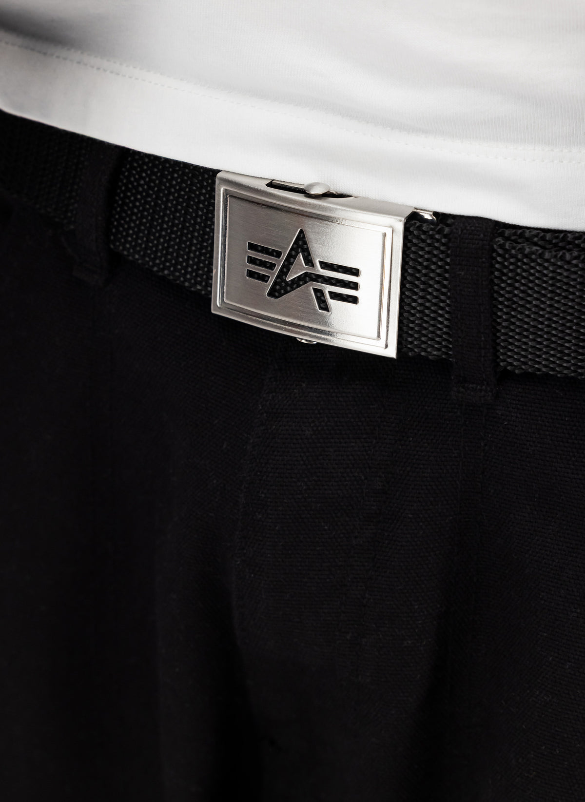 Heavy Duty Logo Belt - Black