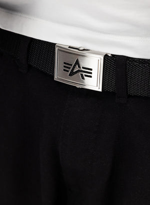 Heavy Duty Logo Belt - Black