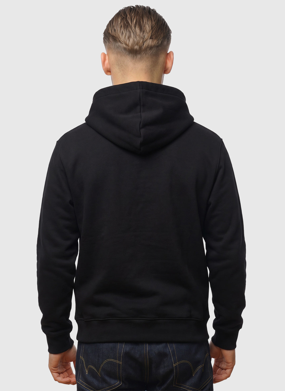 Fleece Sherpa Hoodie - Black