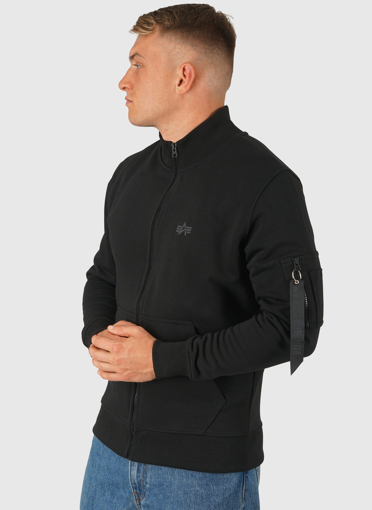 DTM Mid Logo Jacket - Black