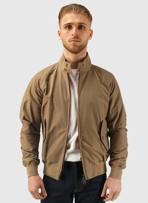 G9 Classic Harrington Jacket - Tan