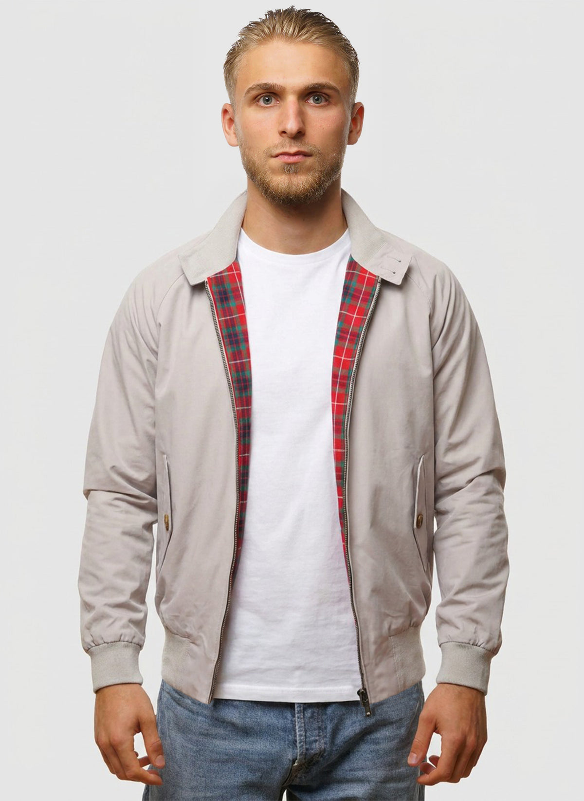 G9 Classic Harrington Jacket - Mist