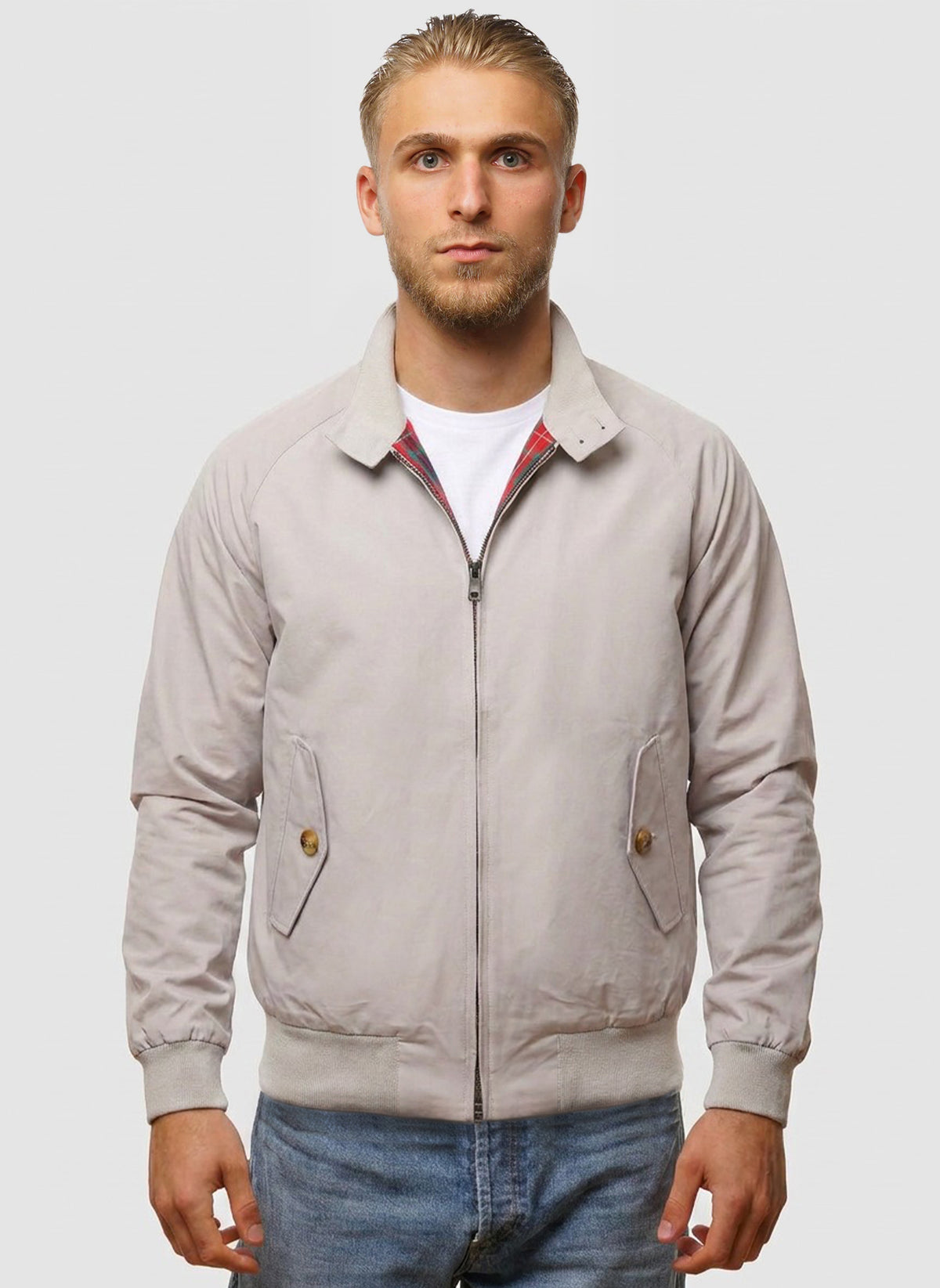 G9 Classic Harrington Jacket - Mist