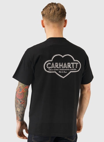 Cloud Heart T-Shirt - Black