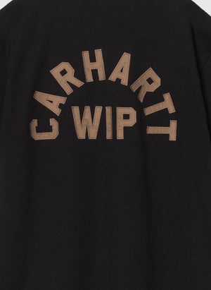 Arch Script T-Shirt - Black/WIP H Brown