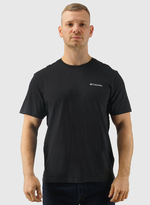 CSC Logo Back T-Shirt - Black Boxy Bra