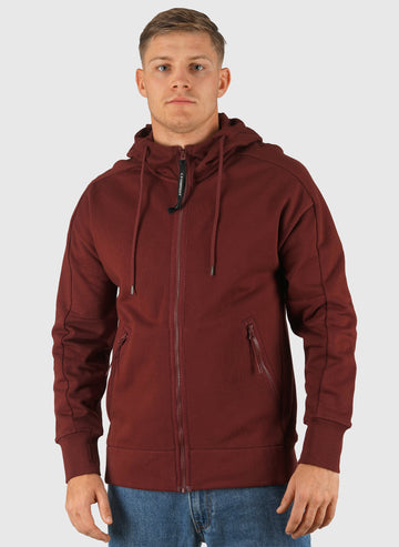 Goggle Sweatshirt Jacket - Andorra Red