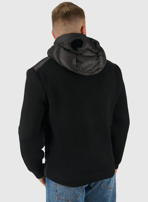 Merino Wool Extrafine Goggle Jacket - Black