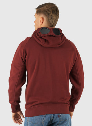 Goggle Sweatshirt Jacket - Andorra Red