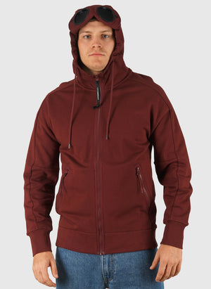 Goggle Sweatshirt Jacket - Andorra Red