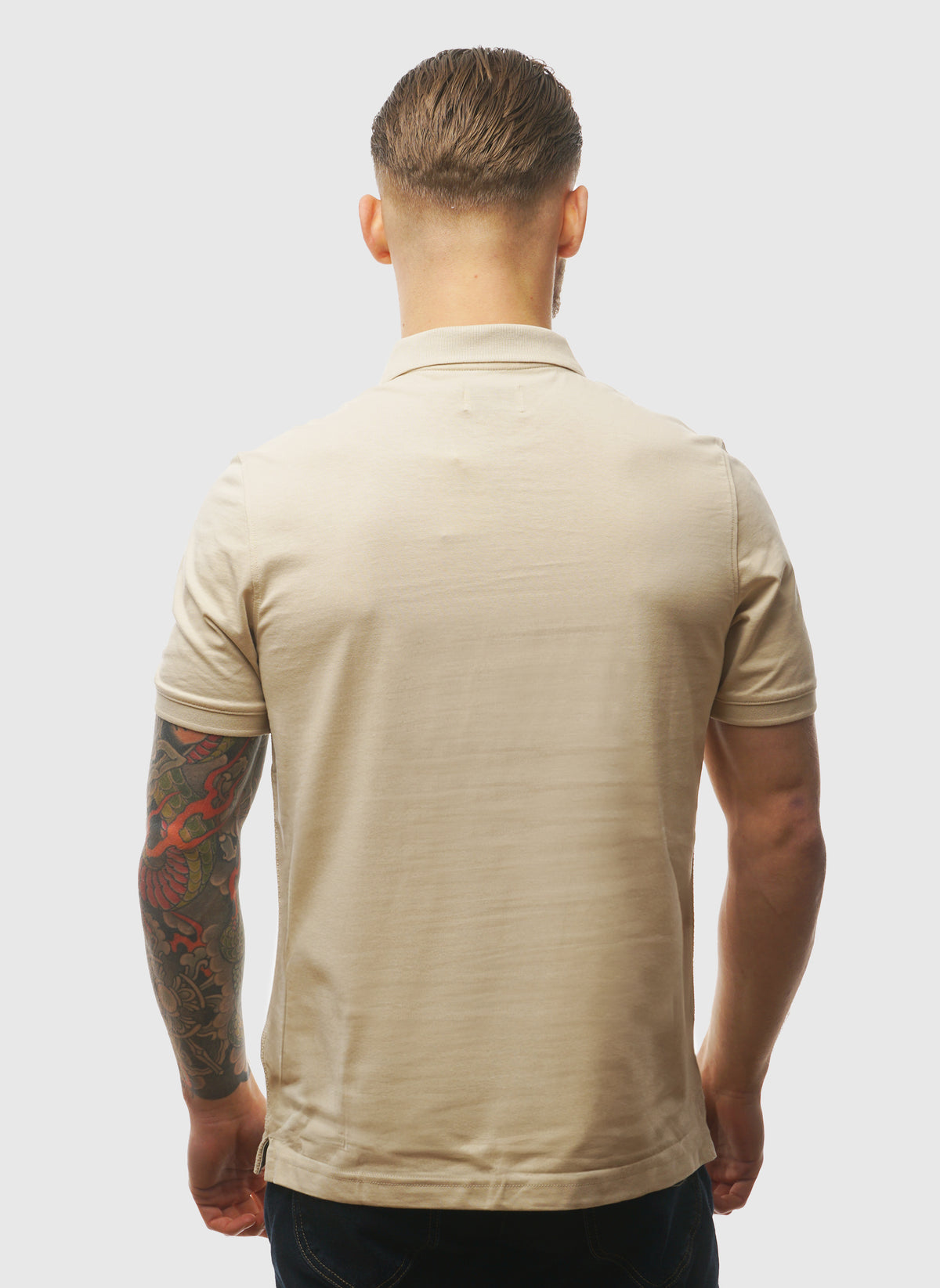 Sanfers 1/4 Zip T-Shirt - Mist Grey