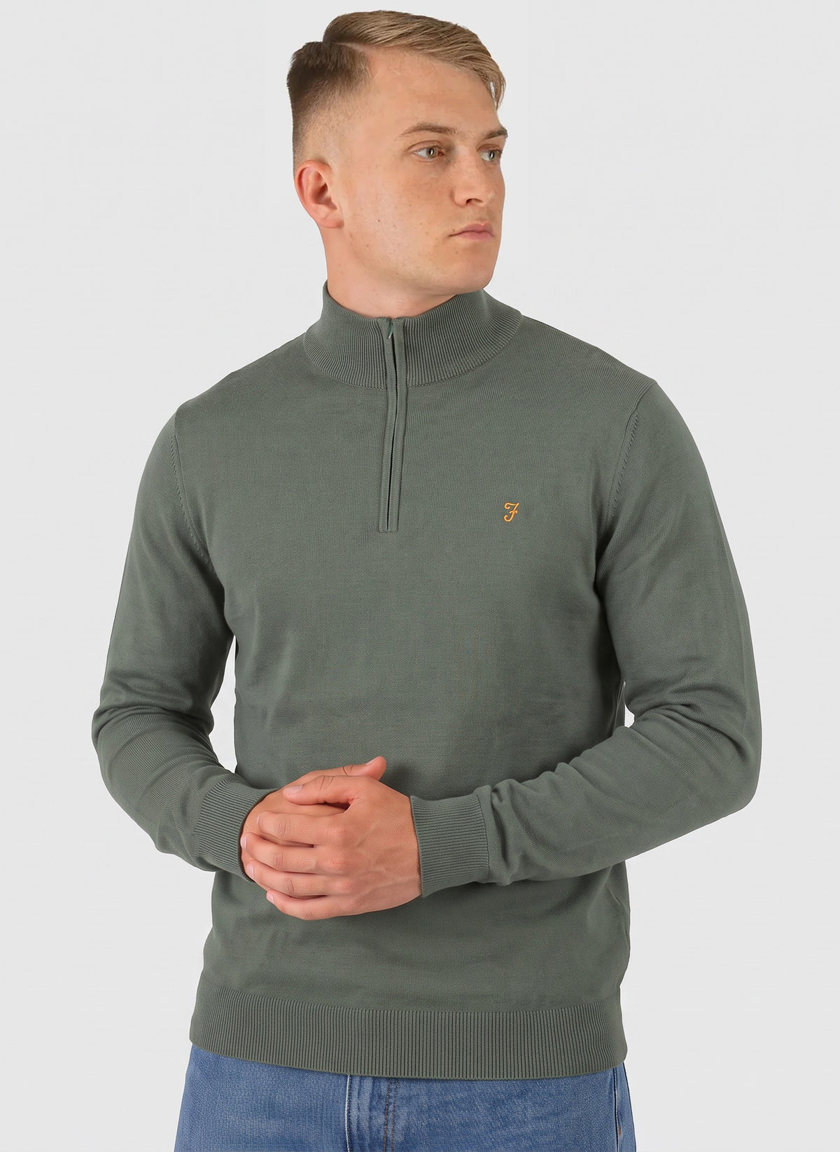 Redchurch 1/4 Zip Troyer - Rosemary
